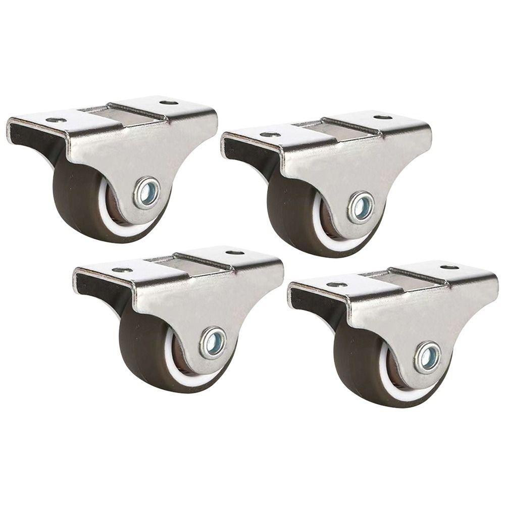 8 шт. мебельная фурнитура резиновые ролики для стульев тележка ящик мини жесткие маленькие мебельные ролики мини бесшумные инструменты