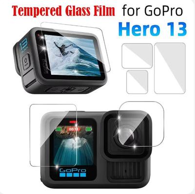 9H твердость стекла для GoPro Hero 13 Ultra-HD закаленное стекло защитная пленка для экрана объектива для Go Pro Hero 13 антицарапающая пленка