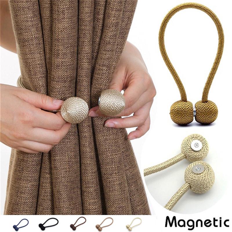 Curtain Bandage Creative Magnet Curtain Buckle Ring Hook Wall Clip Home Decoration