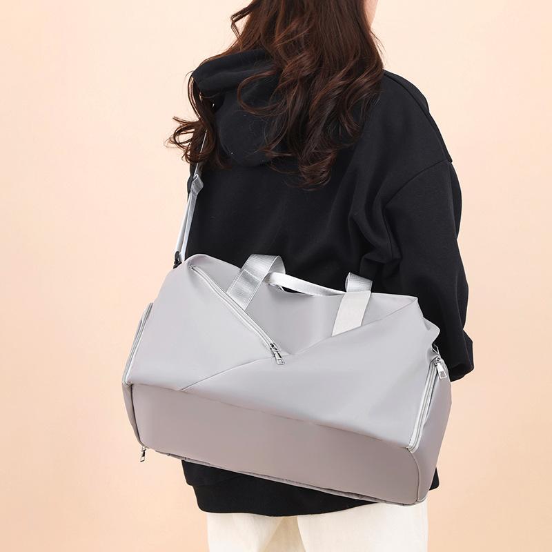 Водонепроницаемая спортивная сумка большой вместимости для фитнеса и путешествий — стильная, с отделением для сухого и влажного воздуха, идеально подходит для активного образа жизни