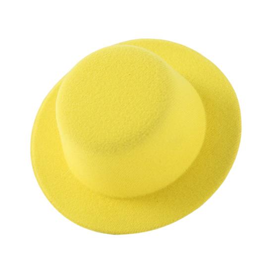 Felt Mini Top Hats Small Snowman Decoration for Christmas Dolls DIY Projects Handmade Baby Toppers Garland Decor