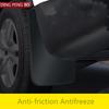 4PCS Flexible ABS Car Mud Flaps Splash Guards Fender for Volkswagen VW ID.4 CROZZ ID.6    Front and Rear Mudguards
