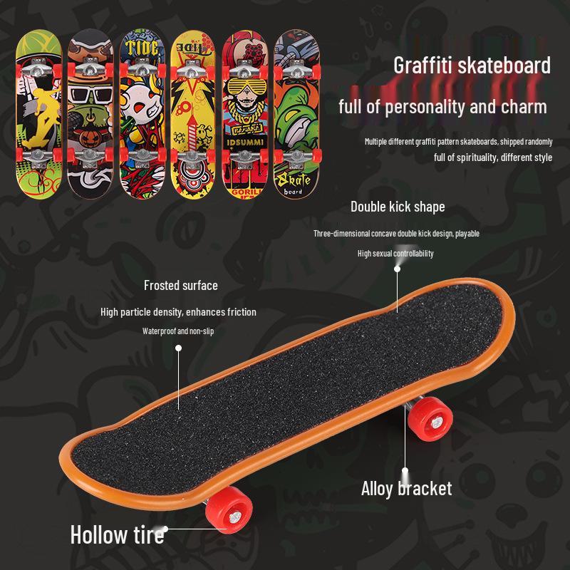 Мини-набор реквизита для фингерборд-парка: Креативная игрушка-рампа с изгибом