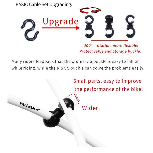 Risk Universal Bicycle Transmission Line Bicycle Shift Derailleur Cable and Brake Cable Kit For Bicycle Shift Gear Brake kits