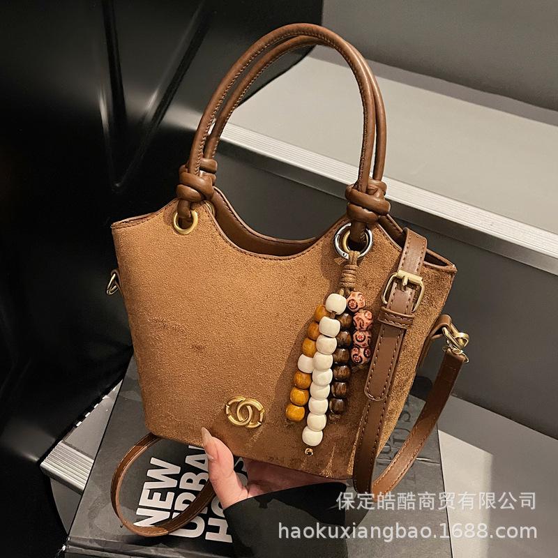 Премиальный ретро маленькая сумка женская 2025 новая мода универсальная сумка-мессенджер изысканная супер огонь сумочка сумка-ведро