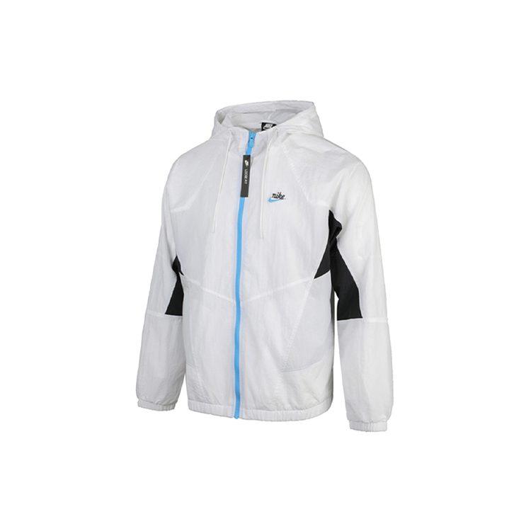 Nike Куртки Мужские Белые С Капюшоном Умеренные Другие CJ4359-100