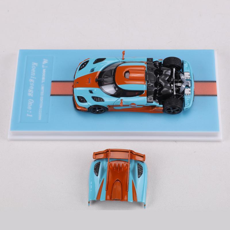 MJ 1:64 One:1 Gulf Diecast Model Car Limited Edition 999