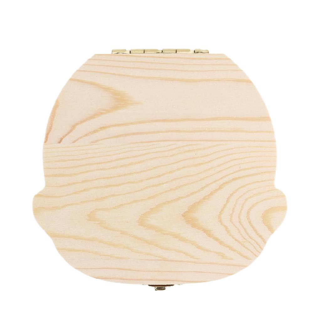 1 шт. Детская коробочка для молочных зубов, деревянный детский органайзер для хранения молочных зубов, сувениры для младенцев, подарки, памятные вещи