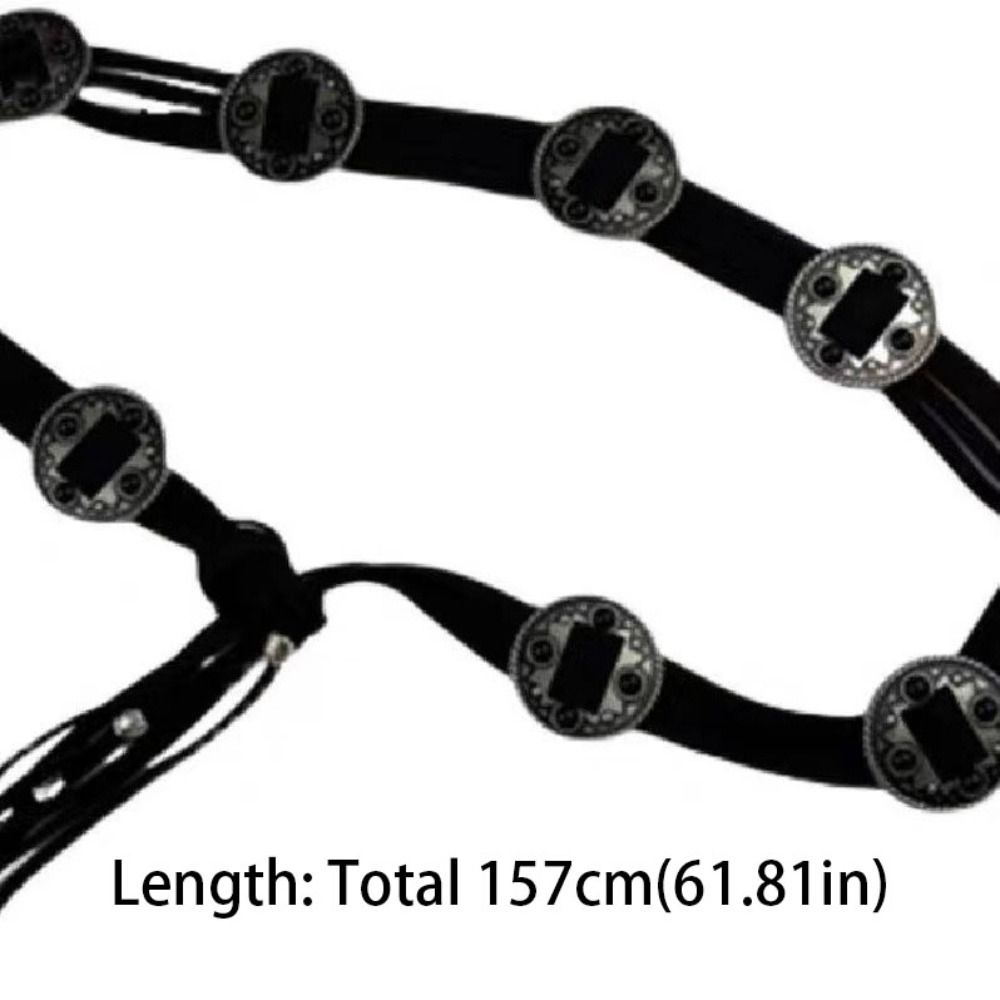 Luxury Design Punk Waistband Vintage Waist Chain Y2K Tie Rope Waist Belt