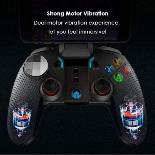 Контроллеры и насадки Телевизоры Pg 9099 Беспроводной Bluetooth 3 в 1 Геймпад Джойстик Держатель Контроллер