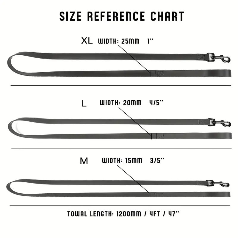 Набор ошейника и поводка для собак, регулируемый ошейник для собак, водонепроницаемый ПВХ-поводок, ошейник для маленьких, средних и больших собак