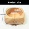 Round Wood Base for Pin Cushion 3.35x3.35Inch Needle Pin Cushion Storage Base for Sewing Enthusiasts and Craft Lovers