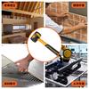 HFS (R) Rubber Hammer, Shockless Hammer, Large Hammer, Woodworking Hammer, 0.35kg