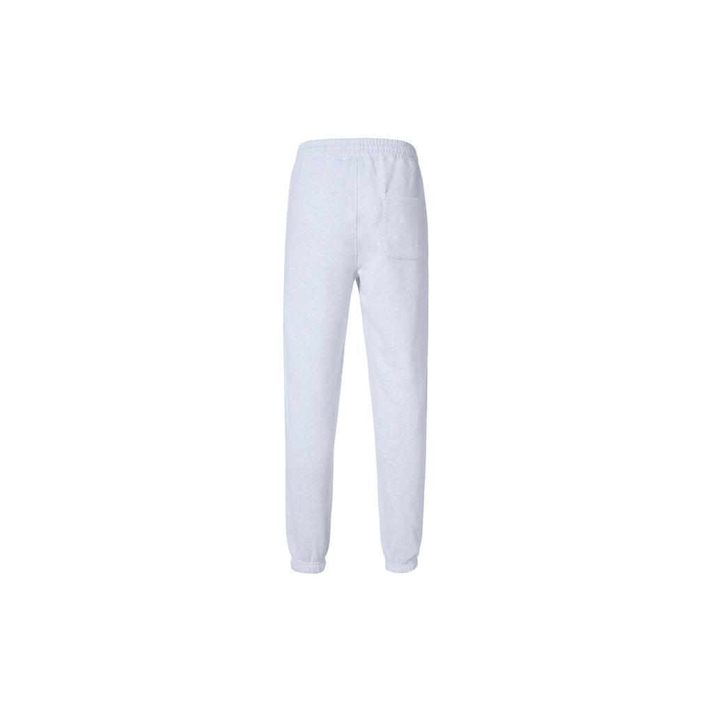 New Era FW22 Solid Color Drawstring Waist Logo Print Sports Pants Men pants Gray 13338627