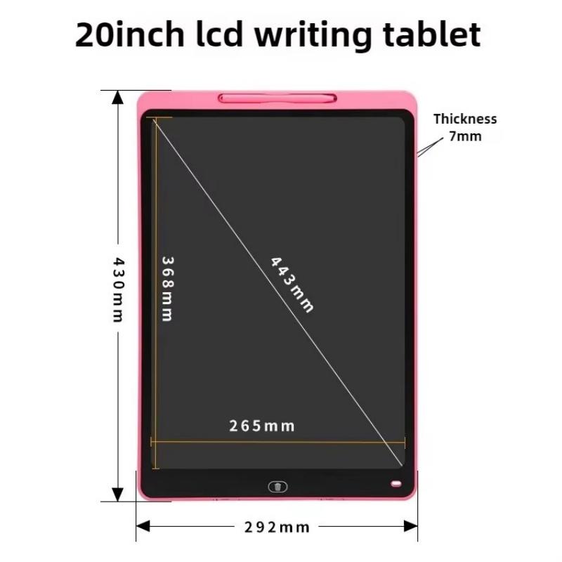 16/20Inch Lcd Drawing Board Writing Tablet Montessori Learning Educational Toys Kids Large Graffiti Magic Handwriting Blackboard