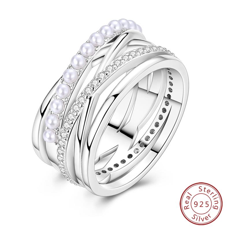 925 Sterling Silver Heart Shaped Infinite Minimalist Rings Hollow Celtic Knot Rings for Women Elegant Engagement Wedding Jewelry