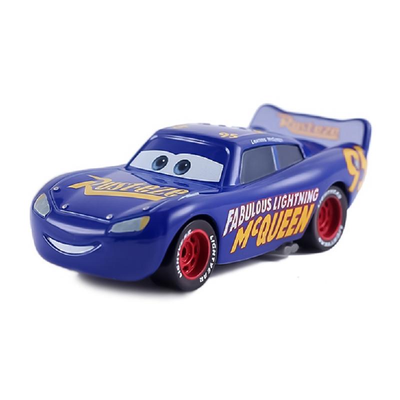 Игрушки из мультфильма Тачки Pixar Подарки 95 Молния Маквин Модель Игрушечная машинка 1:55 Литье под давлением из металла Детские подарки Аниме Фигурка Гоночная машина Игрушки