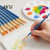 Kids Painting Brush Set Face Paint Set, Watercolor Acrylic Oil Kit, Aluminum Ferrule Brushes Nylon Hair for Artist, Body Canvas Art Supplies