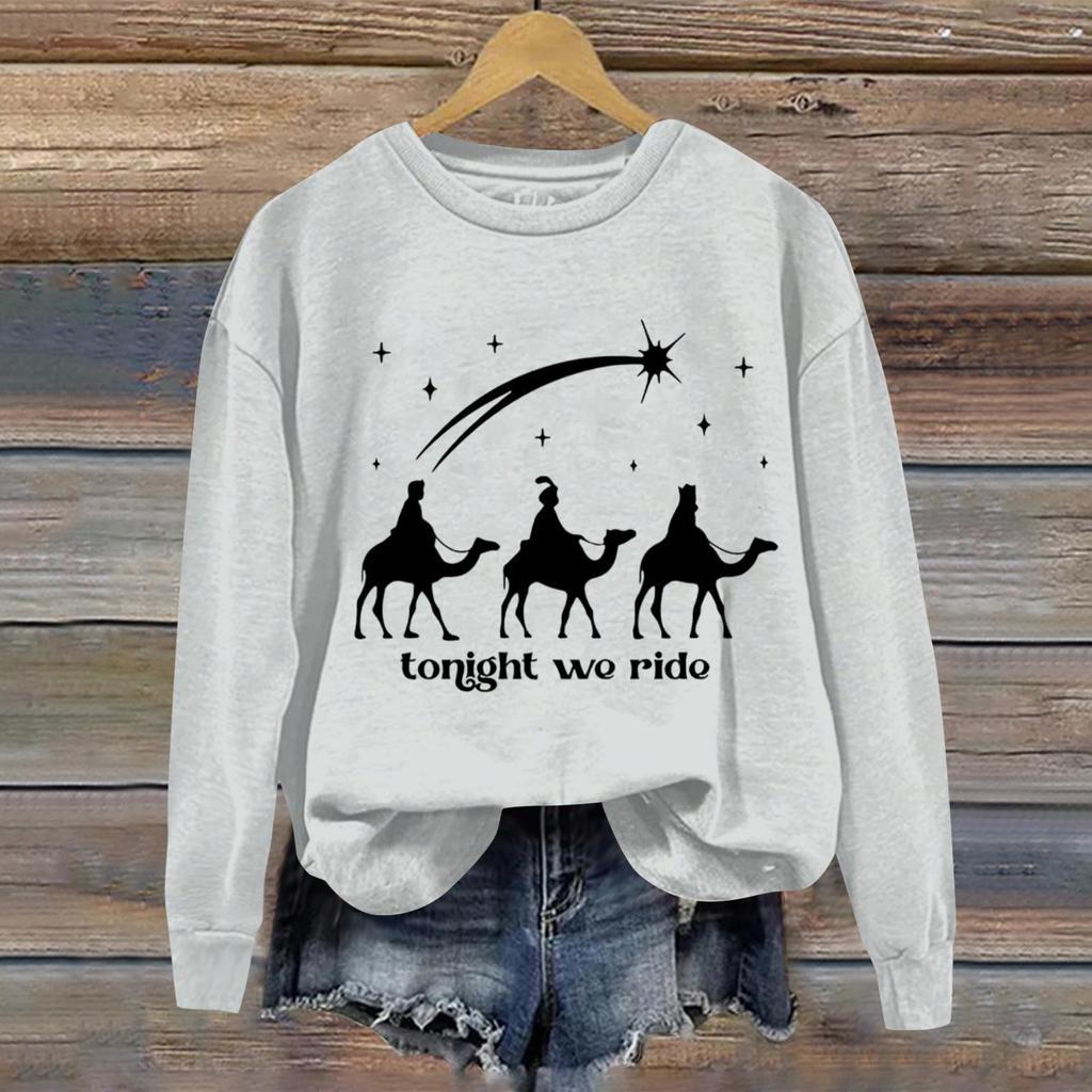 Женская Повседневная Спортивная Толстовка с Длинным Рукавом и Принтом R Ode