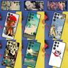Японский стиль Арт Япония Чехол для телефона для Samsung Galaxy S25 S24 Ultra S9 S10 S20 S21 S22 S23 Plus S24 FE Задняя крышка
