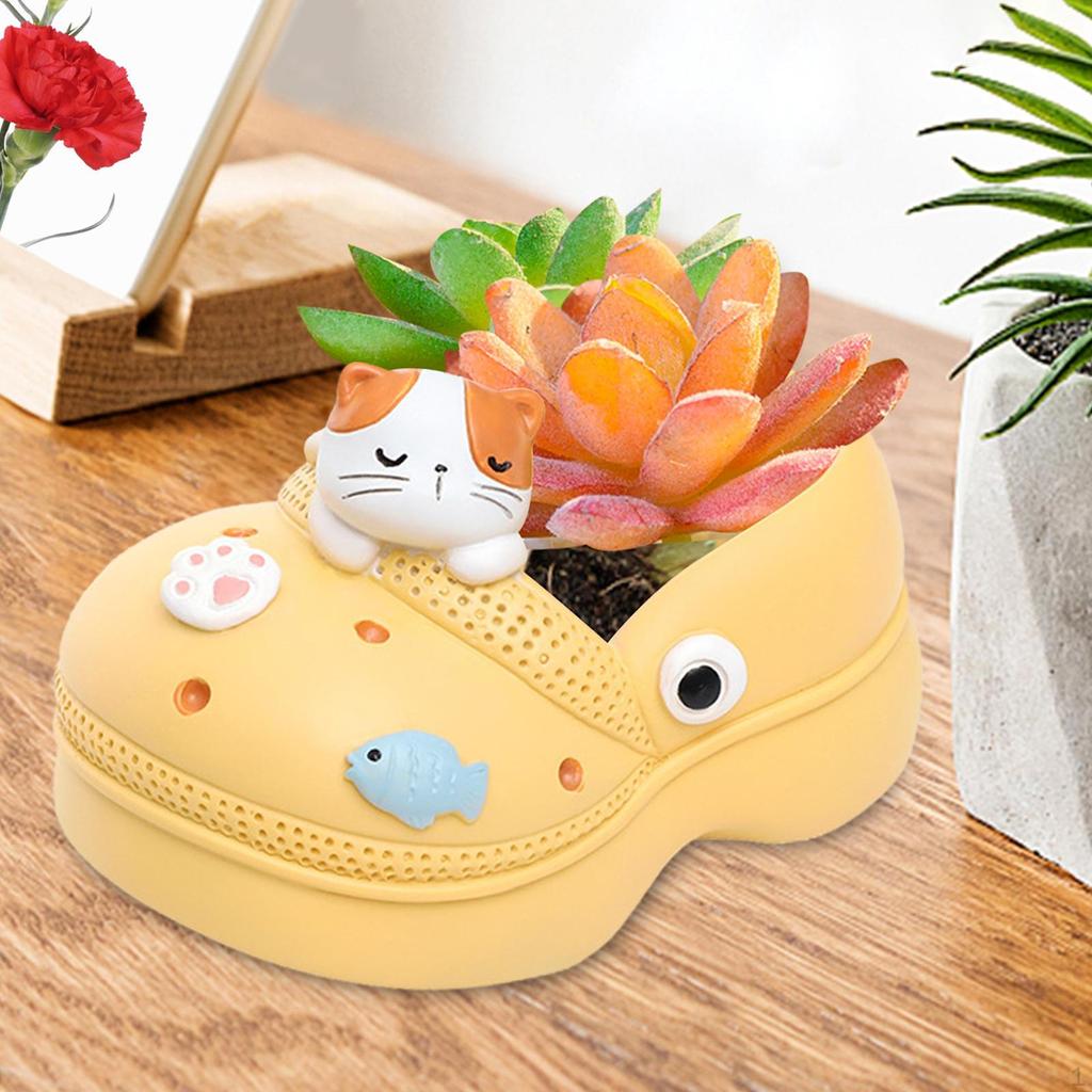 Мультфильм цветочный горшок декоративная композиция орнамент ваза цветочный горшок для домашнего проживания