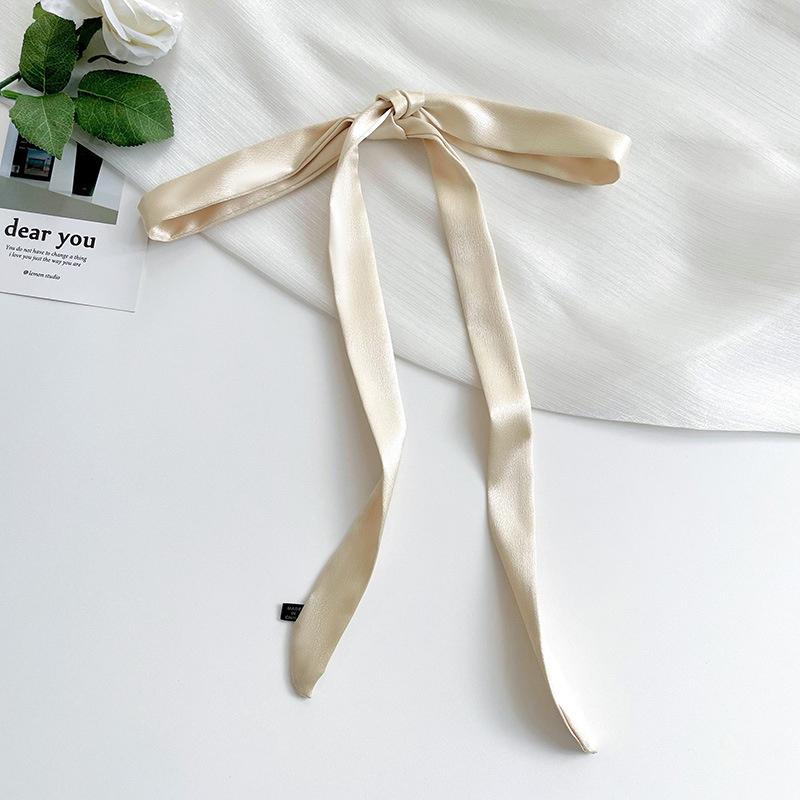 Роскошный Узкий Короткий Женский Шелковый Шарф Повязка для Волос Лента для Волос Шелковая Лента Маленькая Лента для Ручки Сумки Шарфы Косынка Женский Галстук