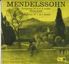 LP Record JOHN BARBIROLLI / DAVID JOSEFOWITZ - Mendelssohn Symphony No. 4 In A Maj SMS2235 CONCERT HALL Japan Classical Used