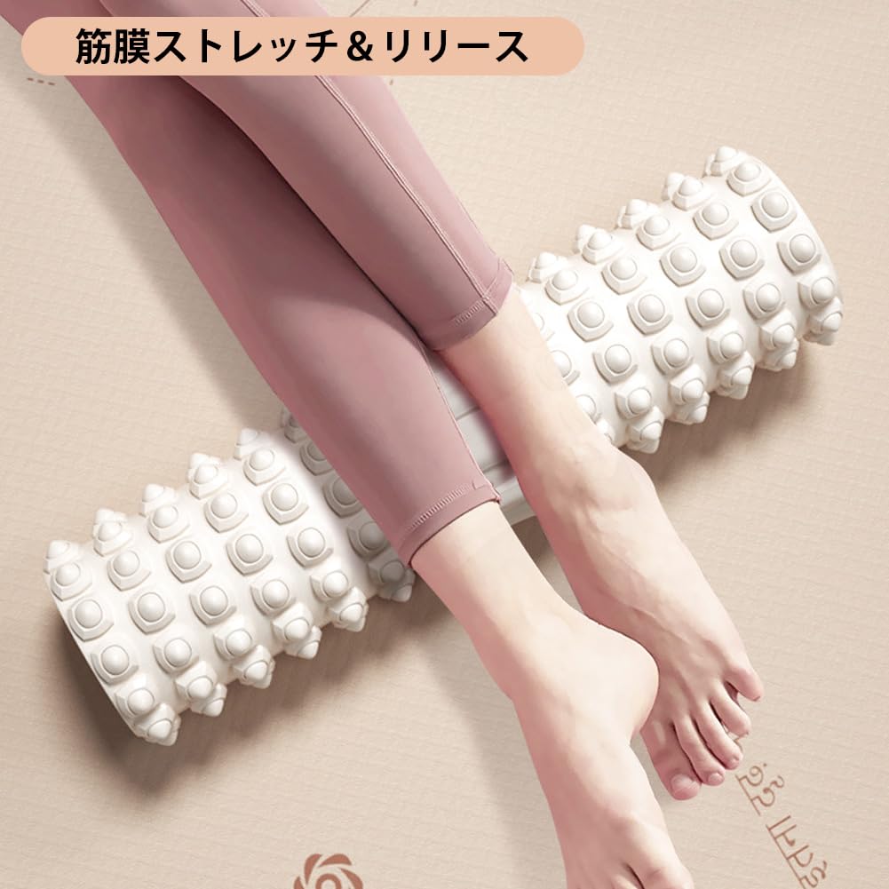 Пенный роликовый ролик для фасции Mini 8 см x 30 см Массажный ролик с улучшенным эффектом для миофасциального релиза Мягкий массажный ролик EVA Stretch Pole Два режима Soft