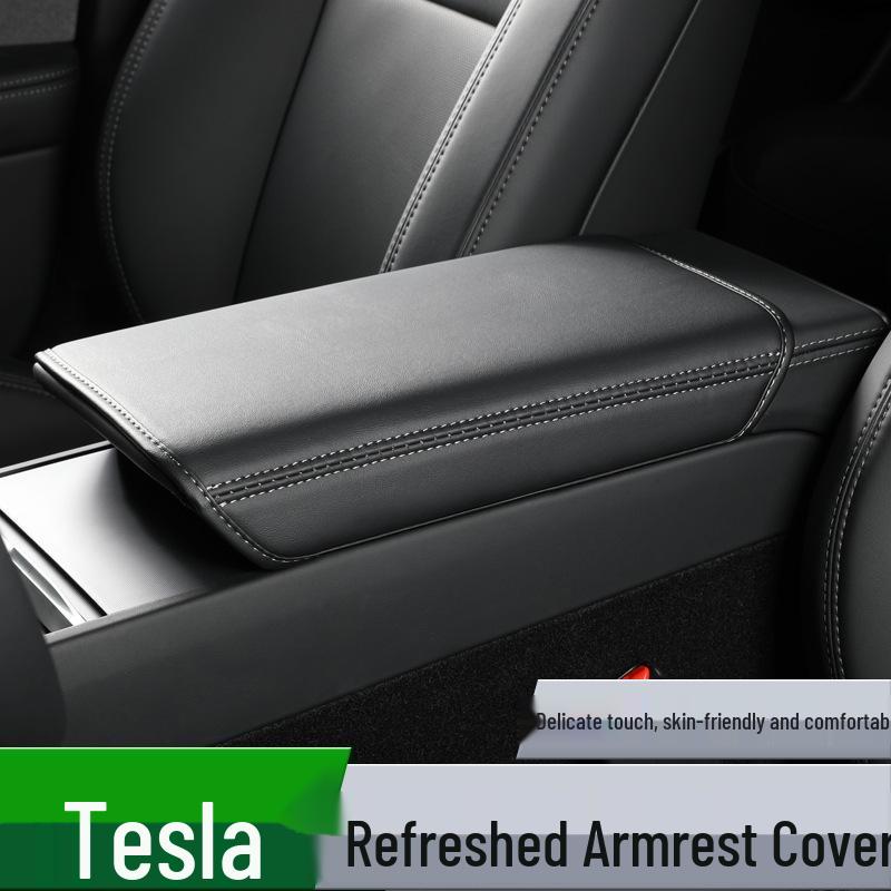 Защитная накладка на подлокотник из замши для Tesla Model 3/Y