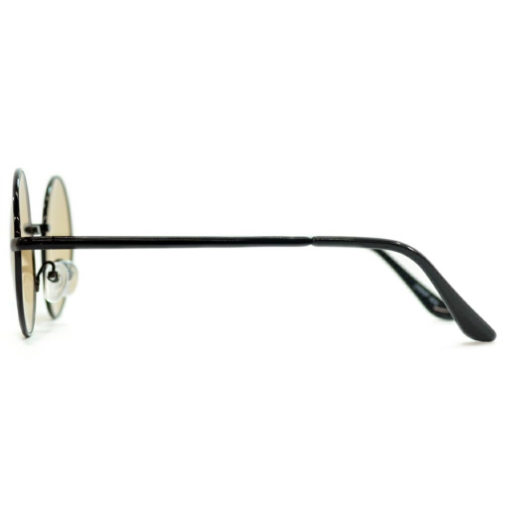 Солнцезащитные очки Date Glasses Round Boston Round Glasses Light Color Lens Light Color [MERRY PLEASURE] Мужские Женские