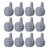 1/6/12/24Pcs Self Adhesive Cable Clips Pencil Holders Waterproof Wide Application Silicone Thumbs-Up Wall Hooks