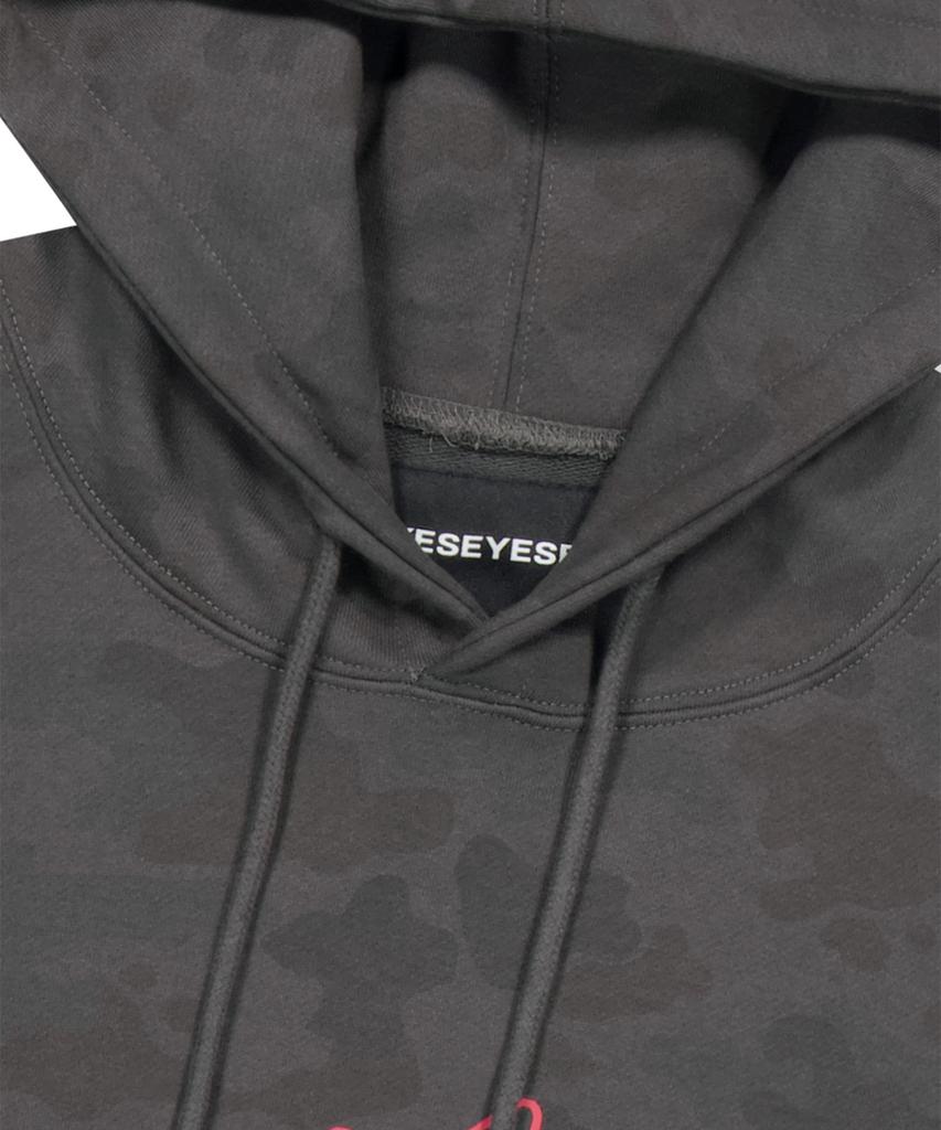 Худи Y.E.S Camo Sign Угольный