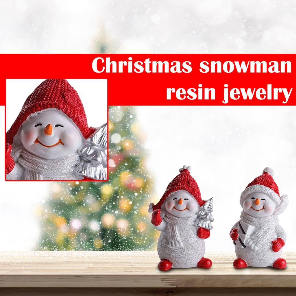 Рождественские снеговики, смоляные украшения - идеальный выбор для украшения дома