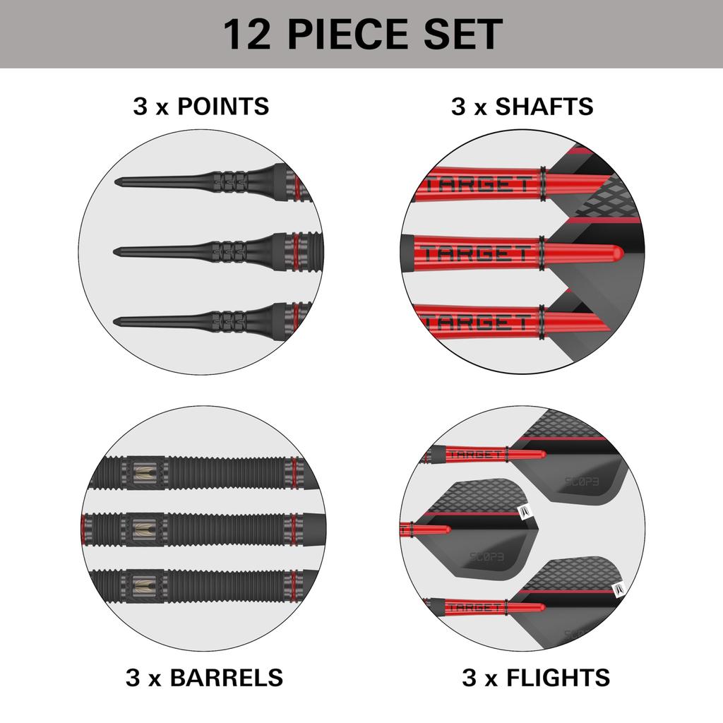 Target SCOPE 11 SOFT TIP 21G DARTS 90%