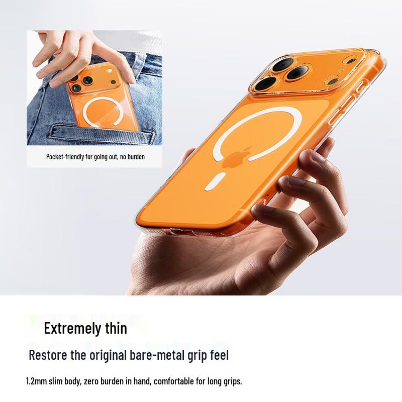 Baseus Crystal Series Magnetic Protective Case for iPhone 17 Pro