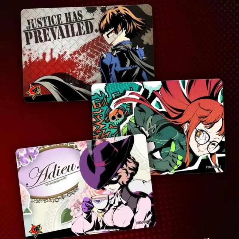 Persona 5 Royal Card Morgana Sakamoto Ryuji Phantom Collection Card Genuine Anime Peripheral Game Collection Toy