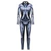 Костюмы на Хэллоуин Женский готический комбинезон Робот Косплей Костюм Современная машина Бодикорн комбинезон