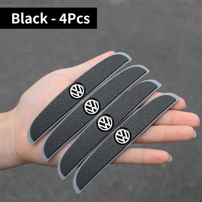 4PCS Car Door Edge Protector Guards Sticker Strip For Volkswagen VW Scirocco Jetta Beetle Golf Passat Polo Tiguan Sharan Touran