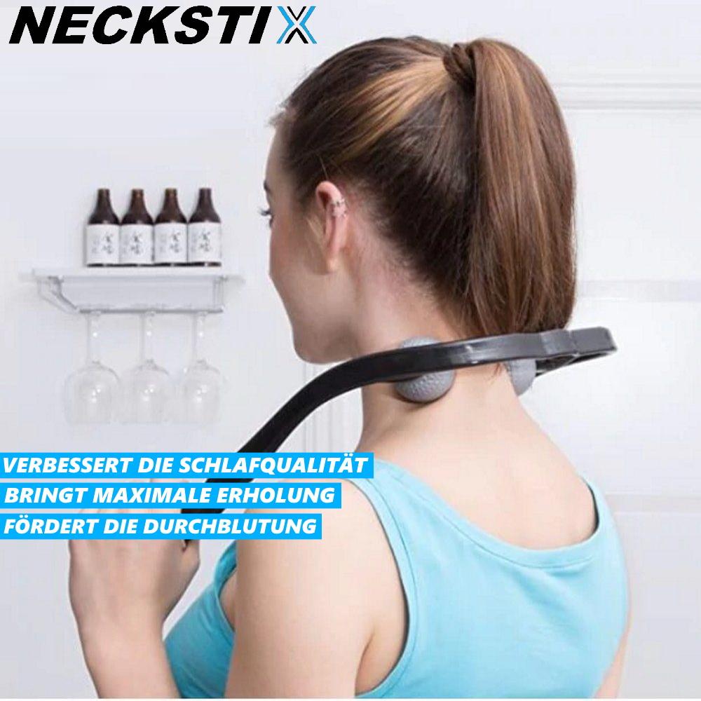 NECKSTIX Neck Massager Neck Legs Massage Roller Self Massage Stick