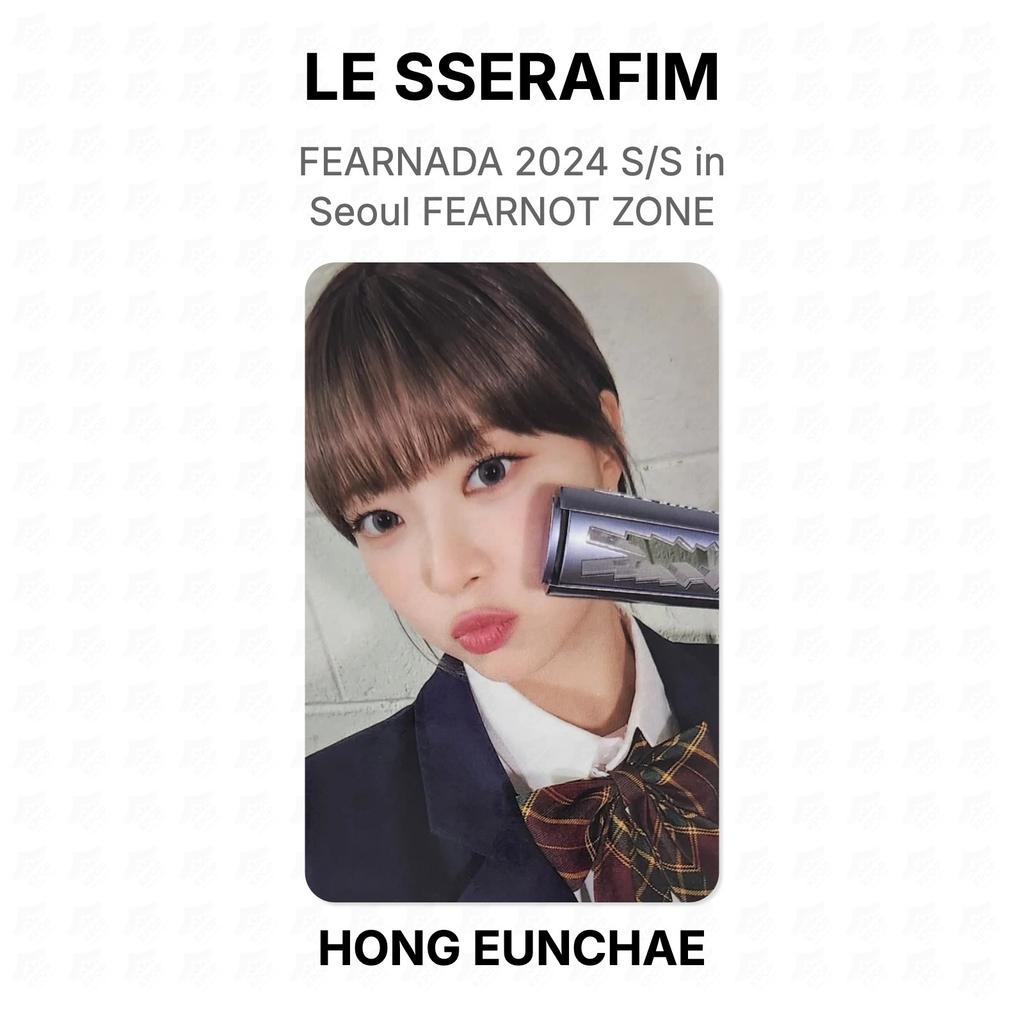 LE SSERAFIM FEARNADA 2024 S/S в Сеуле FEARNOT ZONE Официальная фотокарточка