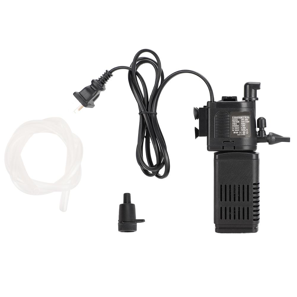 UltraQuiet Submersible Aquarium Filter Pump 4 In 1 Fish Tank Water Pump (IPF060 )