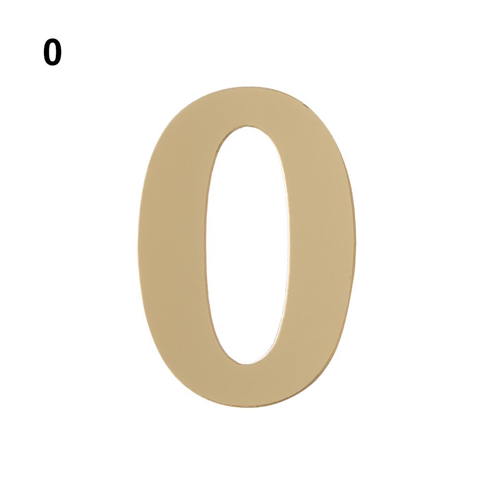 1Pcs Home Self-adhesive Hotel Home Sticker Address House Drawer Sign Door Numeral Plaque Gate Digits Door Plate Number