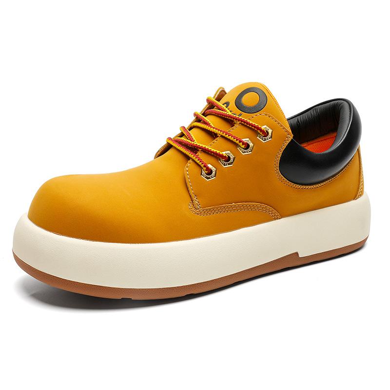 58123 Rhubarb Boots Men's and Women's Thick-soled Mountaineering Tooling Boots Martin Boots Thick-soled Big-head Shoes