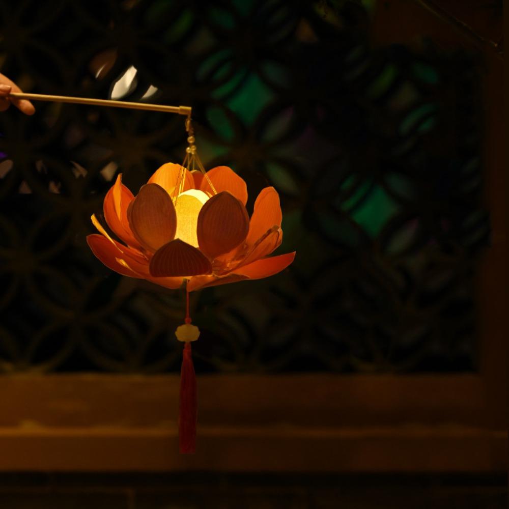 Chinese Style Festival Lantern Material Kit Paper Ancient Style Handheld Lantern Women Children