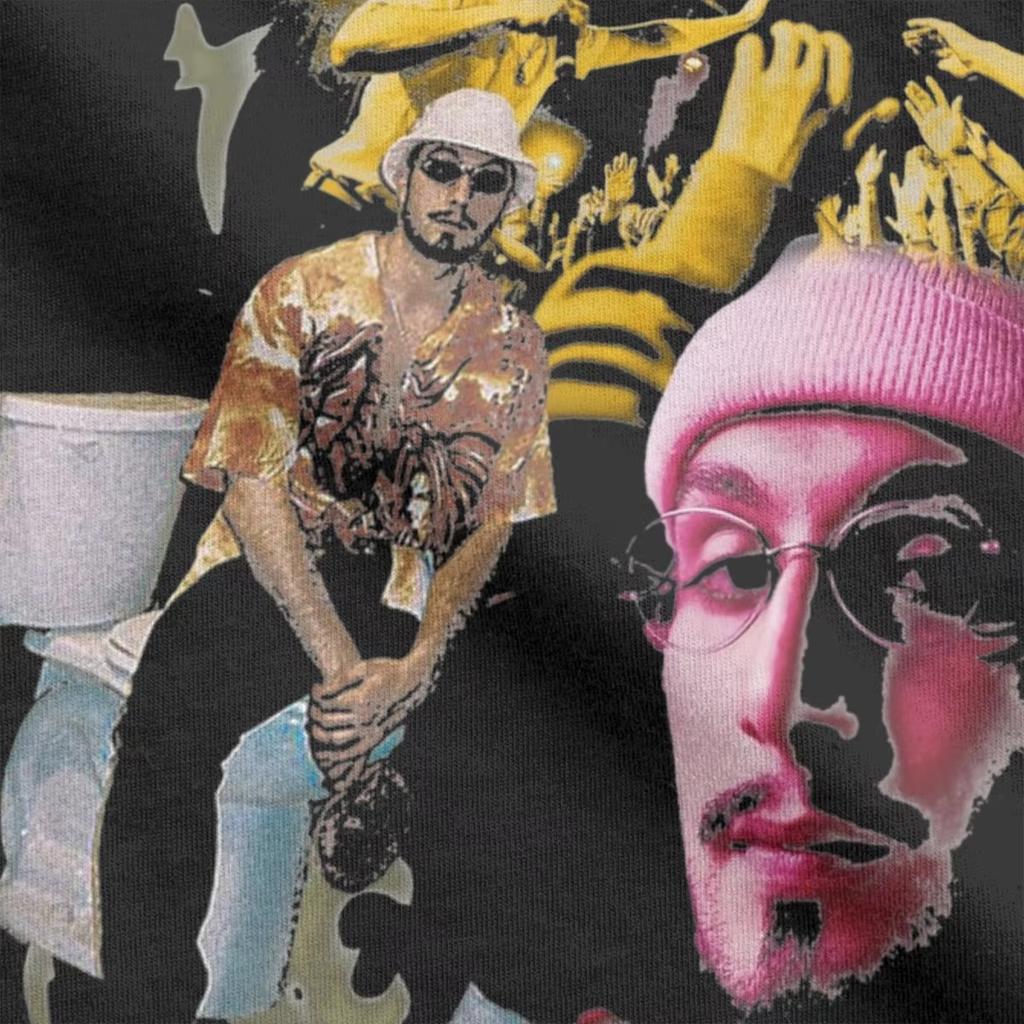 Винтажные футболки BBNO$ Vintage Bootleg для мужчин с круглым вырезом, 100% хлопок, футболки с коротким рукавом, одежда с принтом