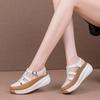 Сандалии xSoft Bottom Women Baotou Женская обувь Muffin Bottom Patchwork Color One Buckle Temperament Shoes Women