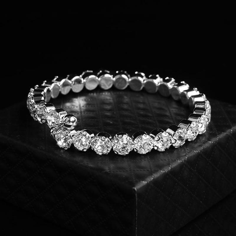 4 шт./компл. женский комплект ювелирных изделий для женщин ожерелье с подвесками браслет серьги-гвоздики белое циркониевое цепочное ожерелье