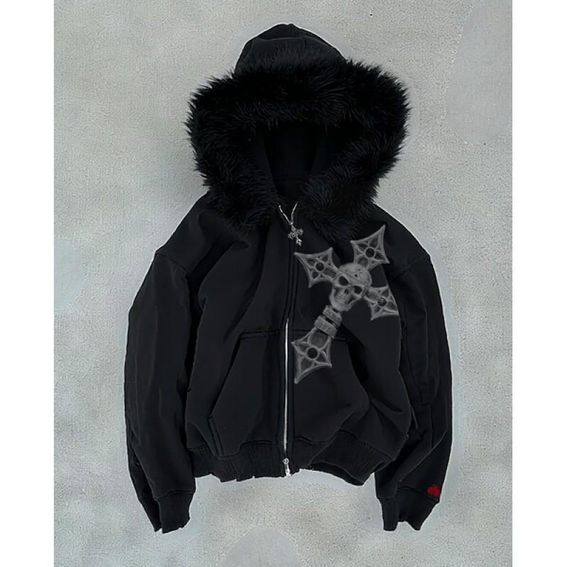 Oversized Hooded Sweatshirt Long Sleeve Graphic Print Streetwear Teens