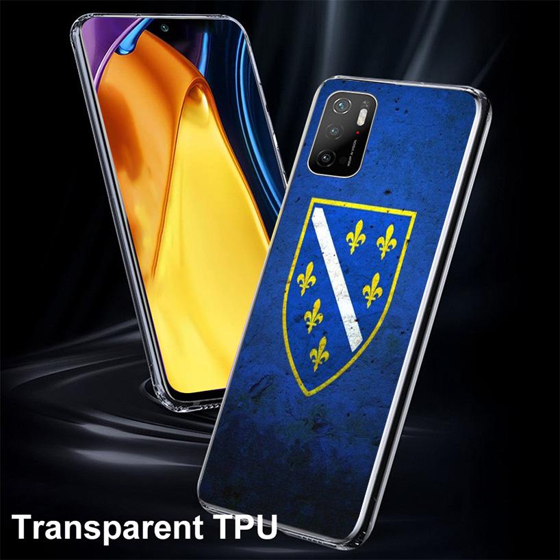 Bosnia And Herzegovina Flag Cover Phone Case For Xiaomi Poco F7 Ultra X7 X6 X5 Pro M7 Redmi 15C 15 13C 13 12C 12 10C 10 9A 9C 9T