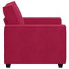 Armchair Burgundy 100x78x84 cm Velvet